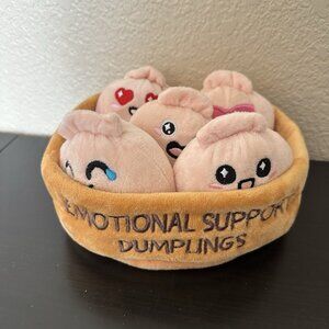 Emotional Support Dumplings by Relatable, Cuddly Plush Toys and Stuffed Animals,